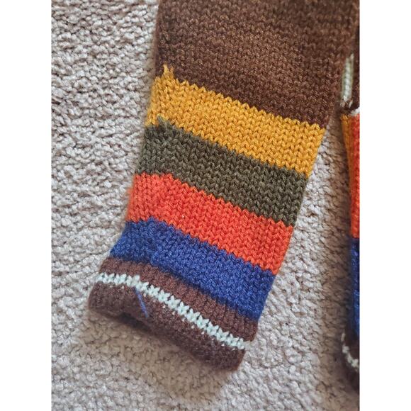 Sisandina Handicrafts Andes Appliques Embroidery Zip Knit Hoodie, Kids Size 4 - Picture 11 of 12